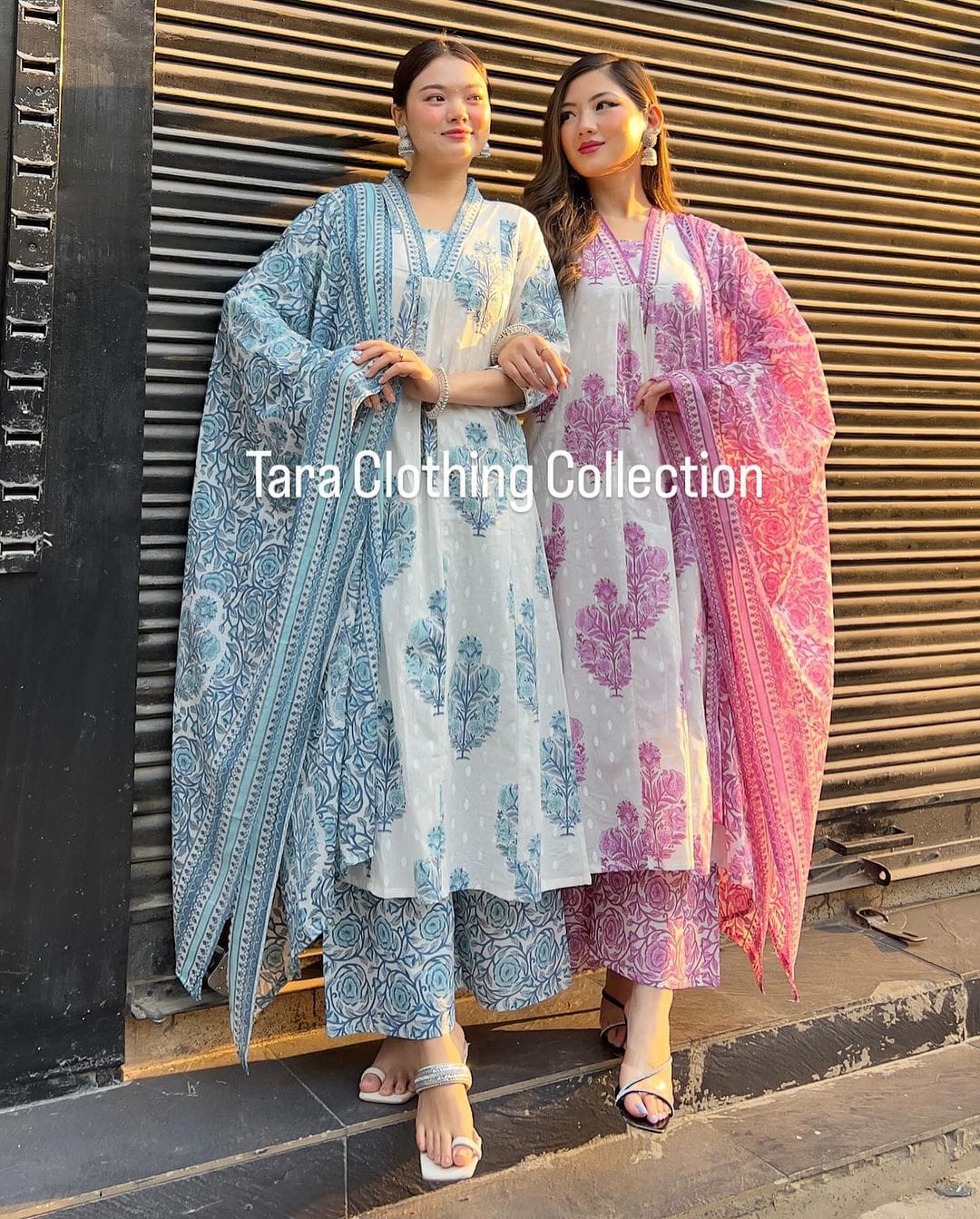 MT Designer Printed Premium Cotton Kurti With Bottom Dupatta Wholesale Price In Surat
